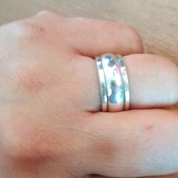 925 Silver ring. - Picture 1 of 3